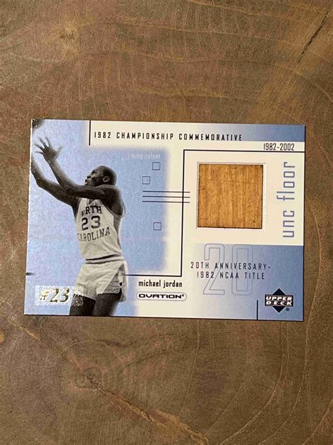 Sportlots Auctions Michael Jordan Upper Deck Ovation Game Used