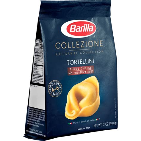 Barilla Collezione Three Cheese Tortellini Pasta 12 oz | Shipt