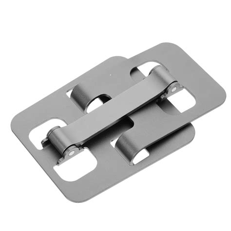 Folding Mobile Phone Stand Airplane Tablet Holder Chargers Grey