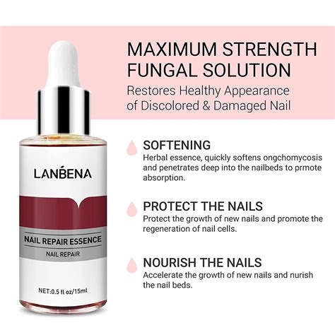 Lanbena Nail Repair Essence Nail Repair Treatment For Damaged Nails