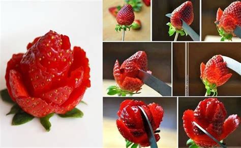 Flores De Morango Para Decoração Xtudoreceitas