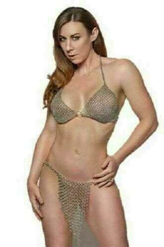 Viking Chainmail Bikini Perfect Hot Sexy Intimate Chainmail Costume Bra Pantie H EBay