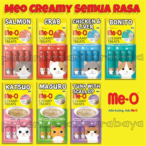 Jual Ecer Grosir Meo Creamy Treats Semua Rasa 1 Pack Isi 4 Sachet