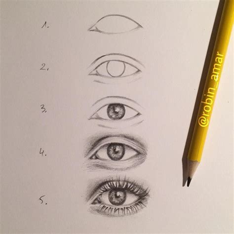 Robin On Instagram Tuto How To Draw Eyes In 5 Taps With A Single