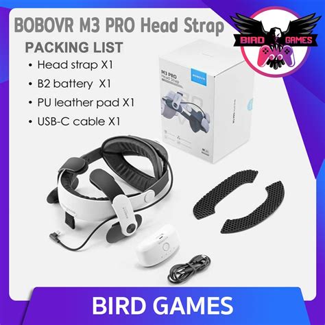 Bobovr M Pro Head Strap Meta Oculus Quest