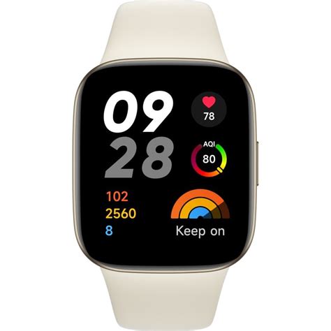 Montre connectée Xiaomi Redmi Watch 3 ivoire | PcComponentes.fr
