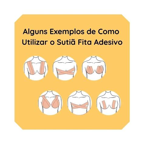 Como Colocar O Sutiã Adesivo - Sutiã Fita Adesivo Invisível Multiforme Descartável 5m - Compre Agora ...