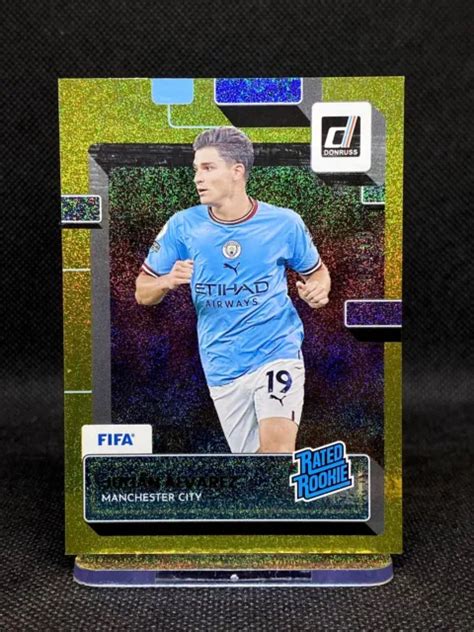 2022 23 PANINI DONRUSS FIFA Football Julian Alvarez Or 7 10 Recrue