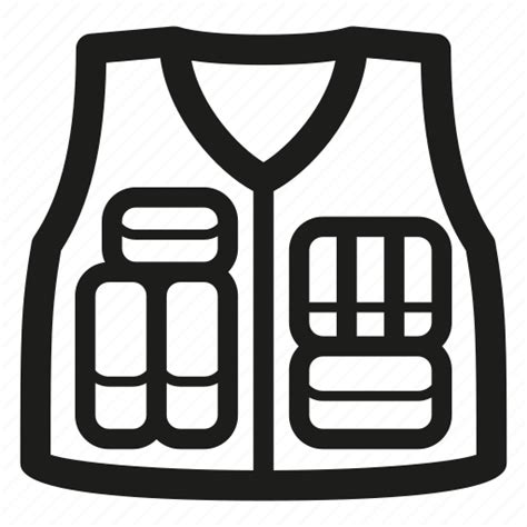 Jacket Tactical Vest Icon