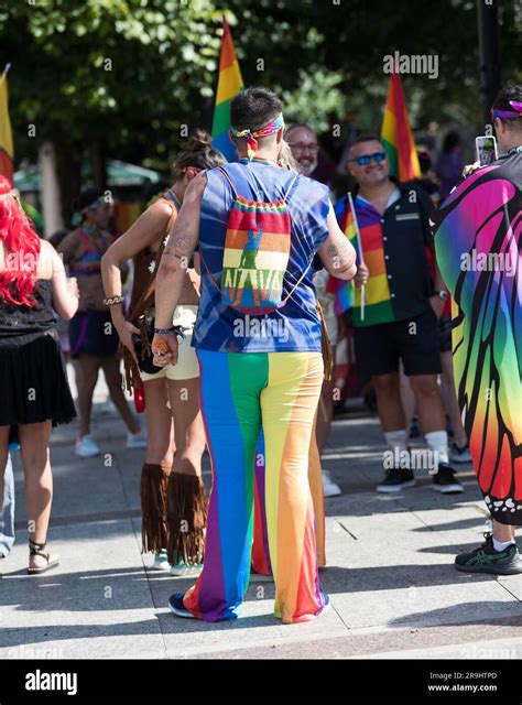 Gijón Asturias España Día del Orgullo Gay El Orgullín del Norte Demostración del orgullo