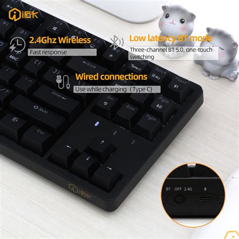 IROK FE87 104 Pro Wirless Hot Swappable Gaming Keyboard India Ubuy