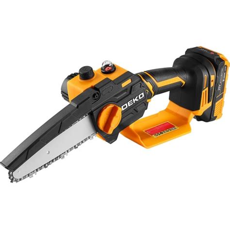 Пила цепная аккумуляторная DEKO DKCHS 20-6, 20В, 1x3.0Ач (063-4307-1 ...