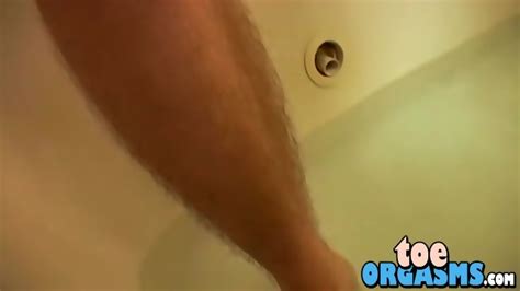 Blinx Shows Off Those Sexy Naked Feet And Works On His Dick