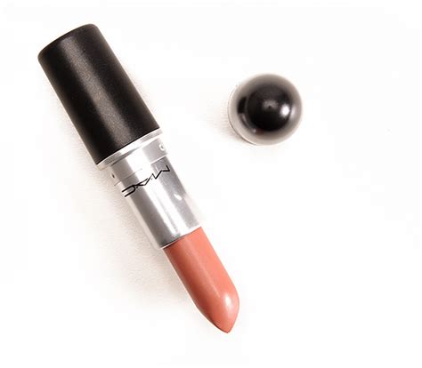 MAC Naked Bud Lipstick Review Swatches
