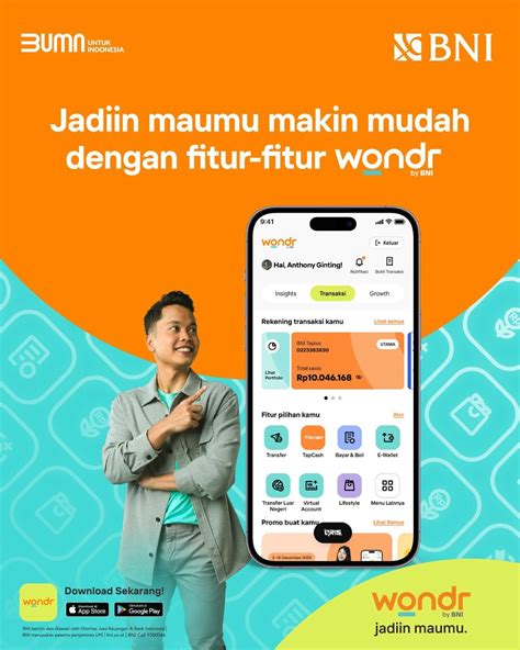 Download Segera Aplikasi Wondr by BNI, Atur Keuangan Bank BNI Kamu