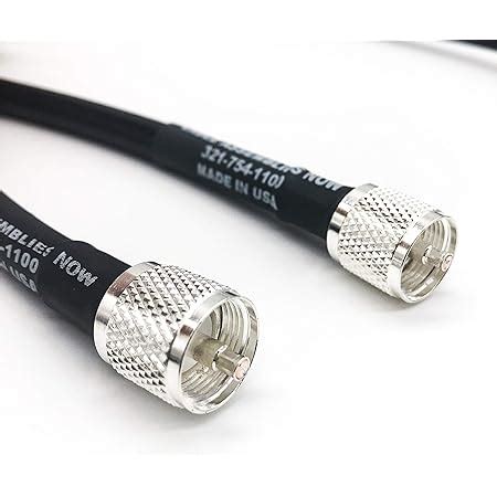 Amazon Ft Lmr Coax Coaxial Ultra Low Loss Cable W Male Pl