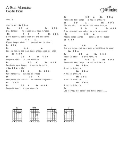 A Sua Maneira Letras - Letra da Música "À Sua Maneira" | PDF