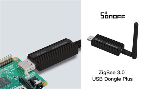 SONOFF Zigbee 3.0 USB Dongle Plus,Zigbee Gateway TI CC2652P + CP2102N ...