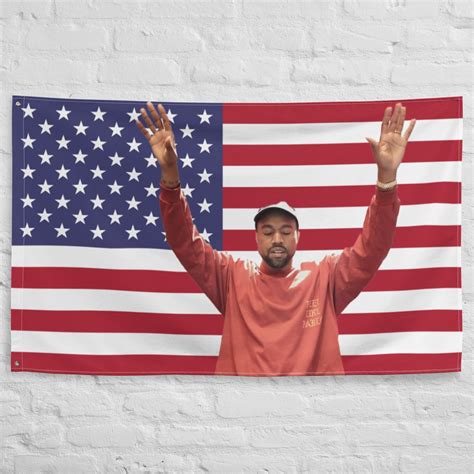 Kanye West Flag 2024 USA America Flag Tapestry Decor for College Dorm ...