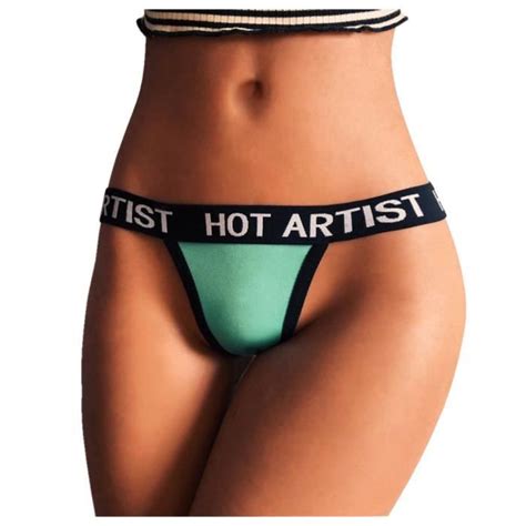 String Tanga Femmes Lingerie G string Lettre Slip Sous vêtements Culottes T string Strings Knick