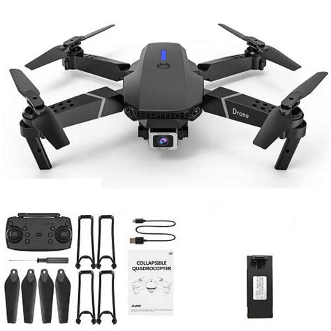 Квадрокоптер E88 Pro с FPV 4K и HD камерами + кейс Черный (ID ...