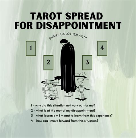 Tarot Spread For Disappointment Emerald Lotus