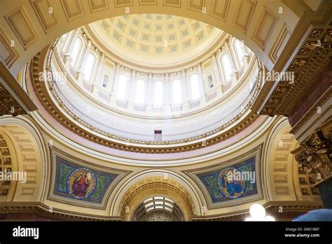 Interior Of Wisconsin State Capitol Madison Wisconsin Stock Photo Alamy