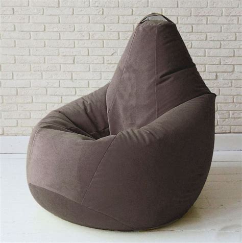 Кресло-груша из мебельной ткани шоколад купить в интернет-магазине ...