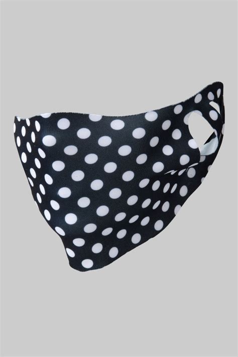 Polka Dot Washable Face Masks Pack Of 50 Simon Jersey Face Masks