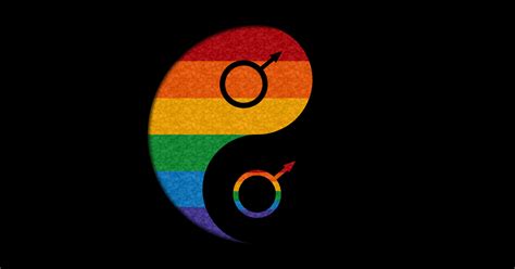 Gay Pride Yin And Yang Symbol In Rainbow Pride Flag Colors Yin And Yang Sticker Teepublic