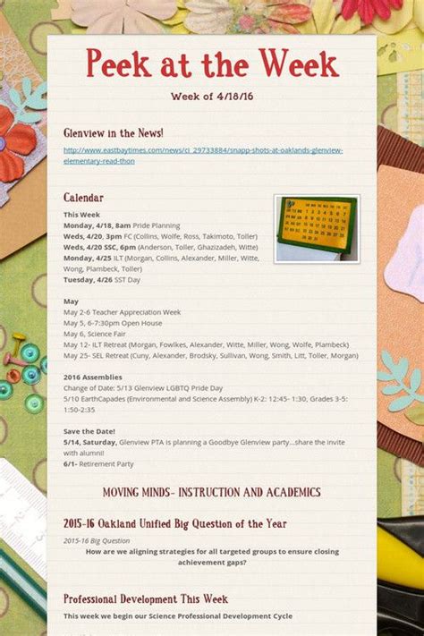 The Educator Hive Smore School Newsletter Template School