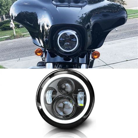 Inch Led Headlight For Harley Davidson Touring Street Glide Road King