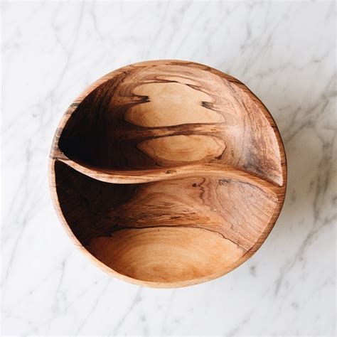 Wild Olive Wood Serving Bowl Nvilo