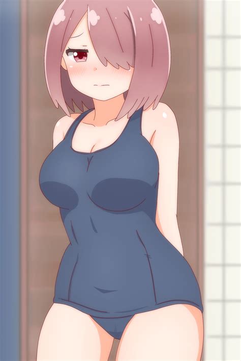 Watashi Ni Tenshi Ga Maiorita Hoshino Miyako Wataten Cleavage School Swimsuit Swimsuits Tagme