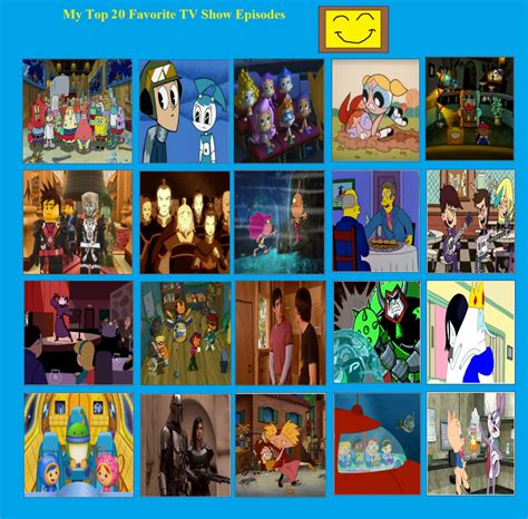 Top 20 Favourite TV Show Episodes Volume 1 by GeoNonnyJenny on DeviantArt