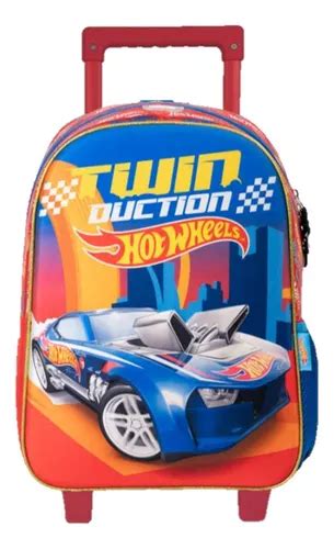 Mochila Hot Wheels Primaria Con Carro Vs2855 Envío gratis
