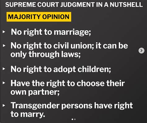 SC Refuses To Accord Recognition To Same Sex Marriages
