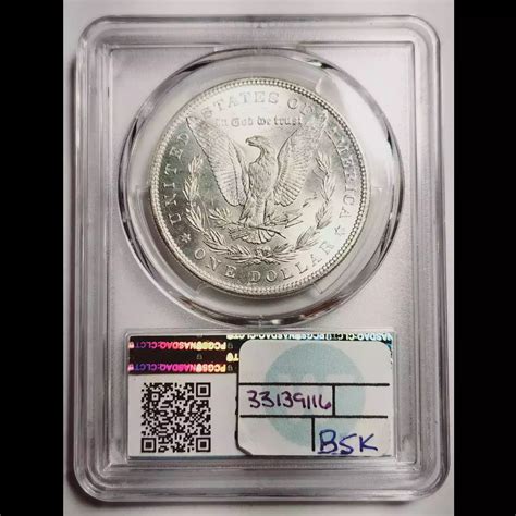 1884 Morgan Silver Dollar PCGS MS 63 VAM 2A PARTIAL E REV HOT 50