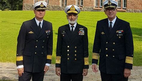 Naval Chief Meets German Naval Academy Commandant Pak Navy