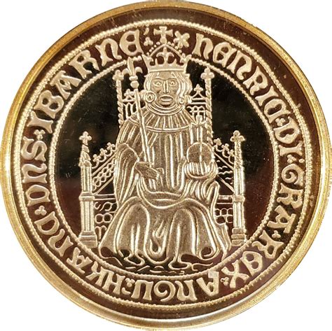 Replica Henry Vii 1489 Gold Sovereign United Kingdom Numista