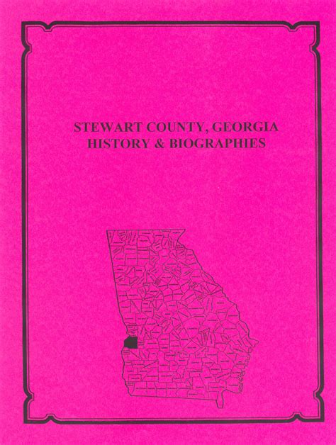 Stewart County, Georgia History and Biographies - Mountain Press and
