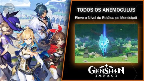 Genshin Impact Localiza O De Todos Os Anemoculus Youtube