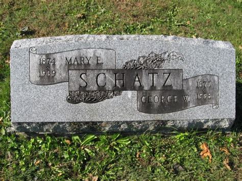 George W Schatz M Morial Find A Grave