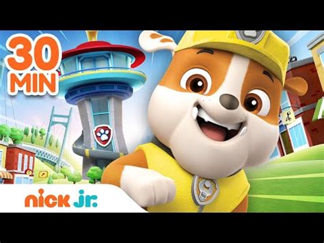 Paw Patrol Rubble Rescues Adventures Minute Compilation Nick