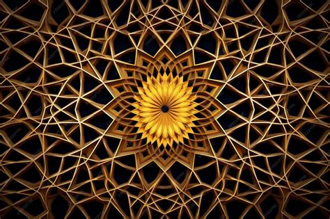 golden islamic geometric patterns  gold islamic wallpaper background