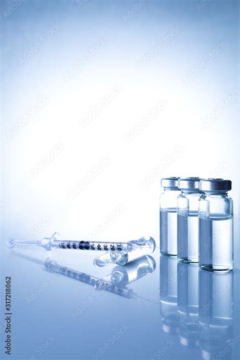 Ampoules, vials, syringe. Medical injection,diseases,health care ...