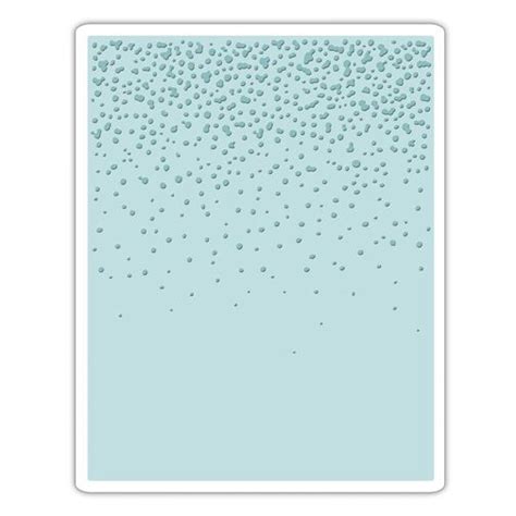 Tim Holtz Sizzix Snowfall Speckles Texture Fades Embossing Folder