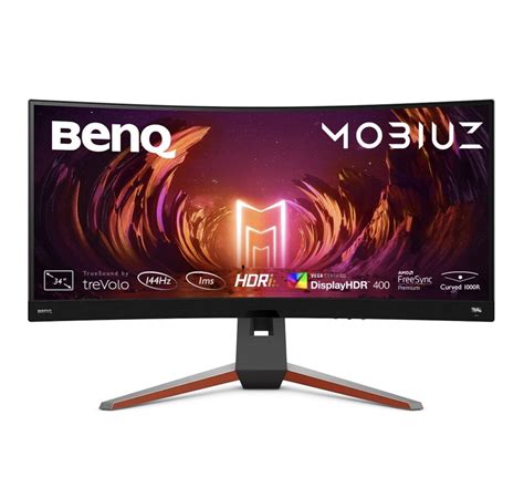 BenQ MOBIUZ EX3410R 34 Zoll WQHD Curved Gaming Monitor mit 144 Hz für