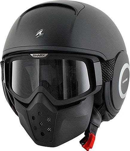 Shark Casque Moto Street Drak Blank Mat Kma Noir M Motos Accessoires