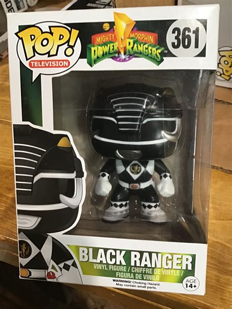 Power Rangers black ranger FUNKO Pop! Vinyl figure Television – Tall ...